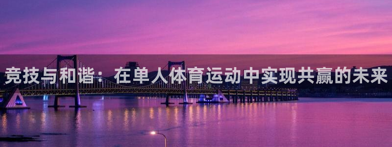 3377体育官方正版app开户：竞技与和谐：在单人体