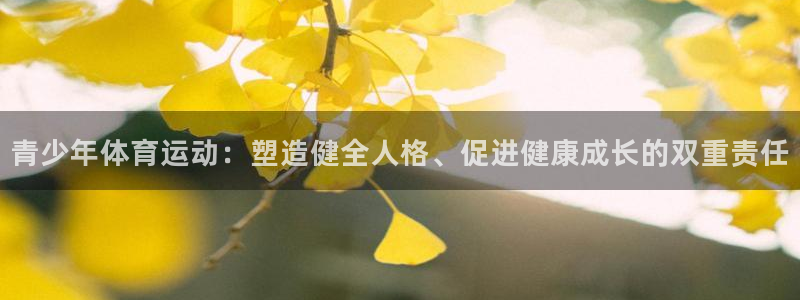 3377体育官方正版app官网：青少年体育运动：塑造健全人格